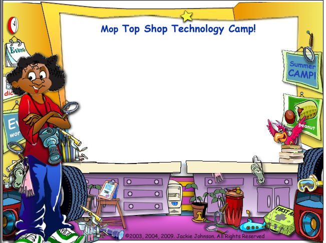 Mop Top Shop Summer Science & Technology Camp graphic